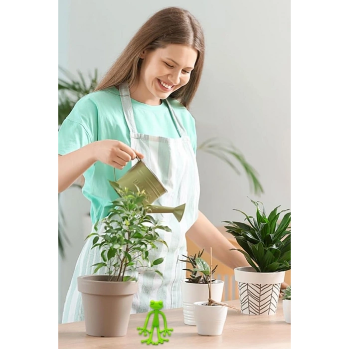 Durukar® Kurbağa Şeklinde Bitki Sabitleyici – Bahçe ve İç Mekan Bitkileri İçin Dal ve Gövde Destek Aparatı, Çok Amaçlı Bitki Tutucu Klips