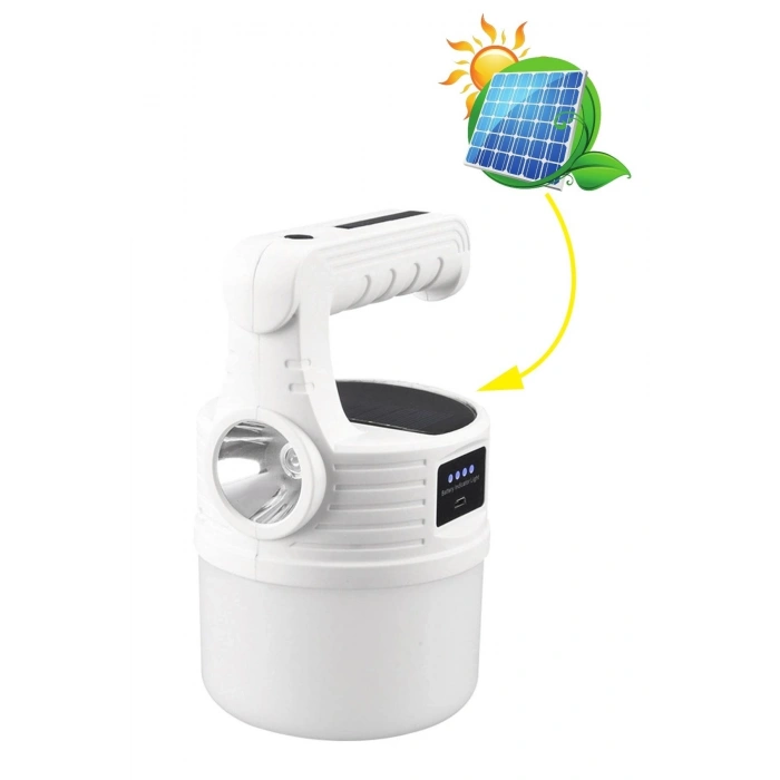 Durukar® LED Solar Camping Lantern–2000 Lumen Super Bright, 5 Lighting Modes, Outdoor USB Rechargeable, Hangable Torch Flashlight