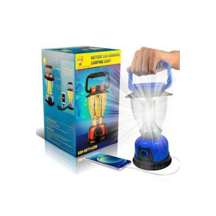 Durukar®  Ledli Kamp Lambası Pilli Ayarlı LED Işıldak Aydınlatma GSH-6077