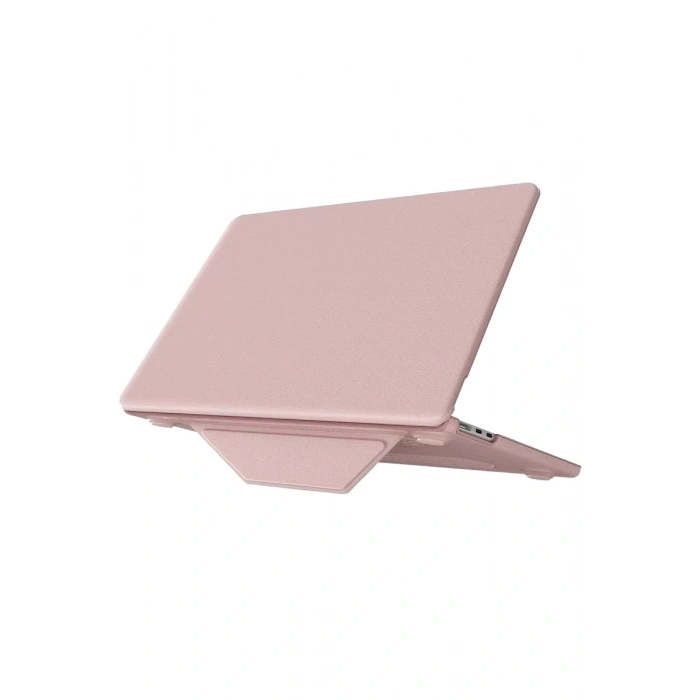 Durukar®  Macbook Air 15 2024 Macbook Deri Kapak - Pembe