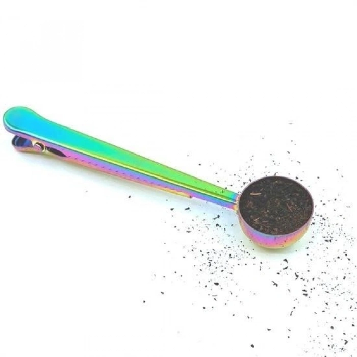 Durukar® Clasp Coffee Measuring Spoon Colorful Multi-Functional Stainless Steel Spoon
