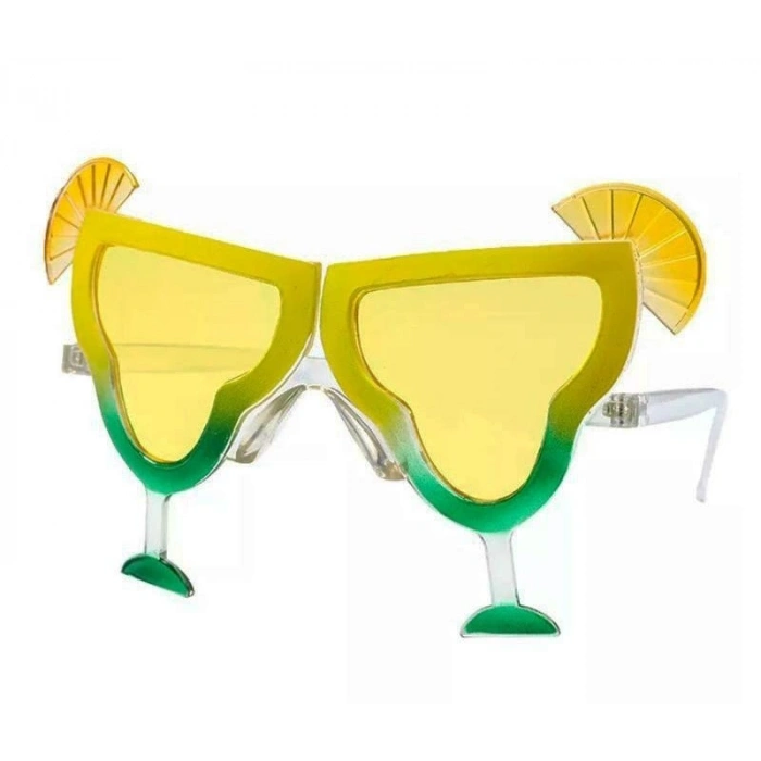 Durukar® Margarita Bardak Şeklinde Parti Gözlüğü Sarı 16x8 cm