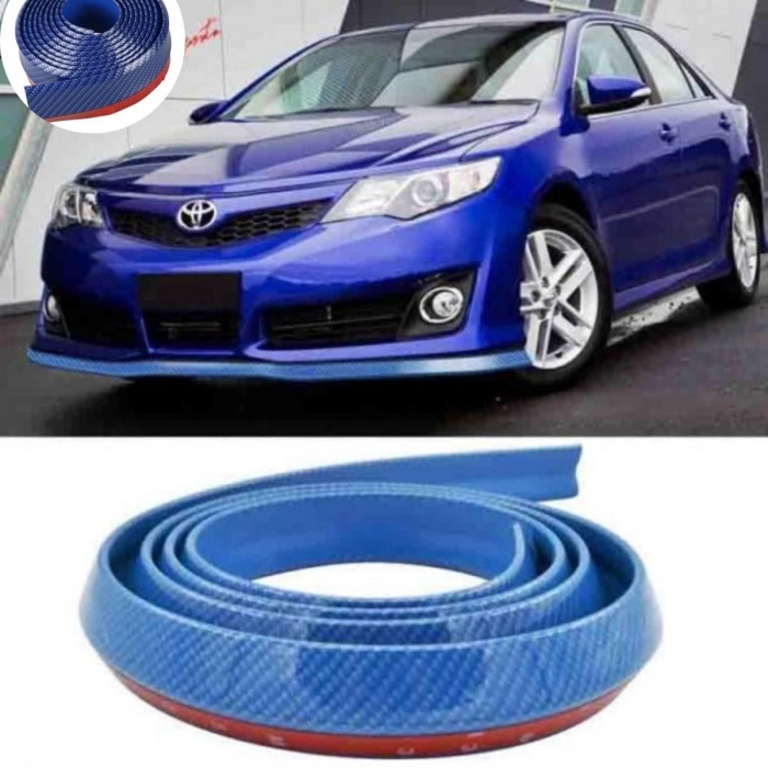 Durukar® Mavi 2,5 Metre Araba Oto Ön Tampon Koruyucu Kauçuk Pratik Tampon Şerit Bant Döşeme Kiti