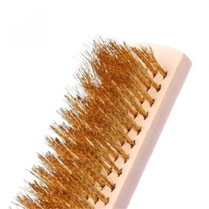 Durukar® Metal Wire Brush Wooden Handle Rust and Dirt Removal Cleaning Brush