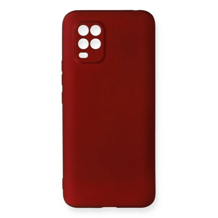 Durukar®   Mi 10 Lite Kılıf First Silikon - Bordo
