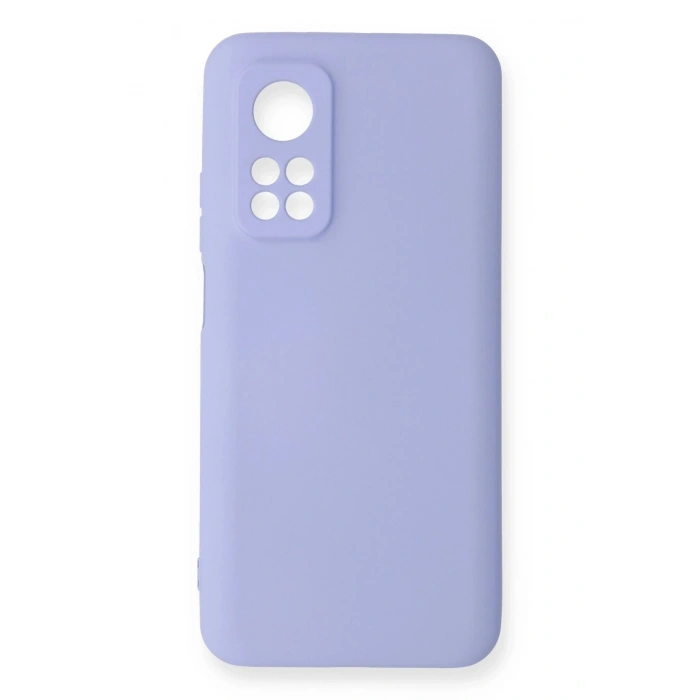 Durukar®   Mi 10T Kılıf Nano içi Kadife Silikon - Lila
