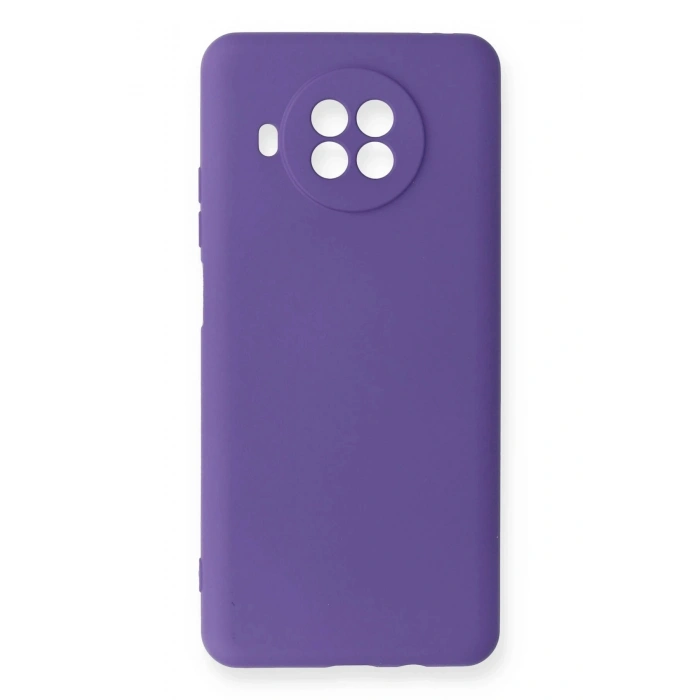Durukar®   Mi 10T Lite Kılıf Nano içi Kadife Silikon - Mor