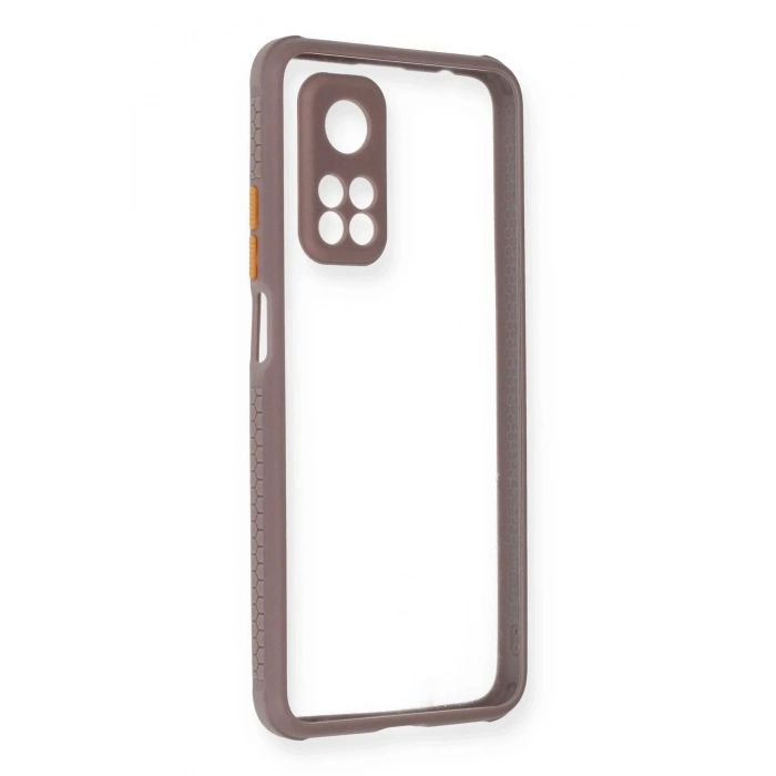 Durukar®   Mi 10T Pro Kılıf Miami Şeffaf Silikon - Açık Mor