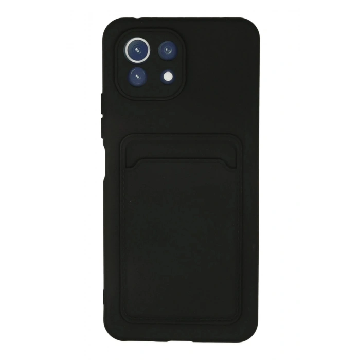 Durukar®   Mi 11 Kılıf Kelvin Kartvizitli Silikon - Siyah
