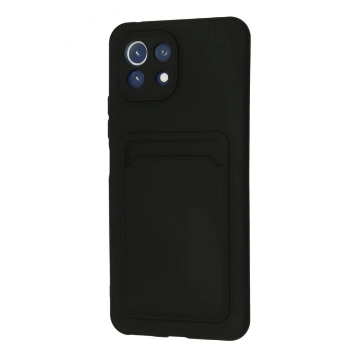 Durukar®   Mi 11 Kılıf Kelvin Kartvizitli Silikon - Siyah