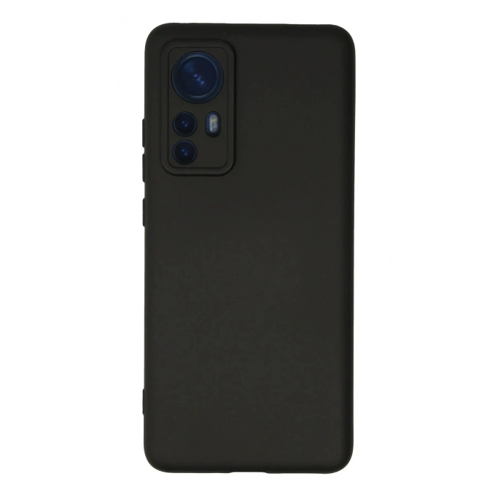 Durukar®   Mi 12 Kılıf Nano içi Kadife Silikon - Siyah