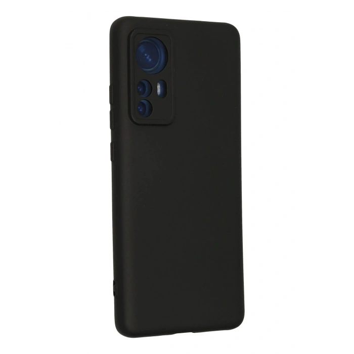 Durukar®   Mi 12 Kılıf Nano içi Kadife Silikon - Siyah