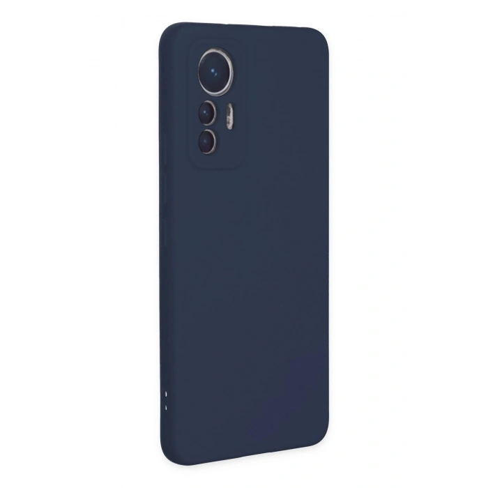Durukar®   Mi 12 Lite Kılıf Nano içi Kadife Silikon - Lacivert