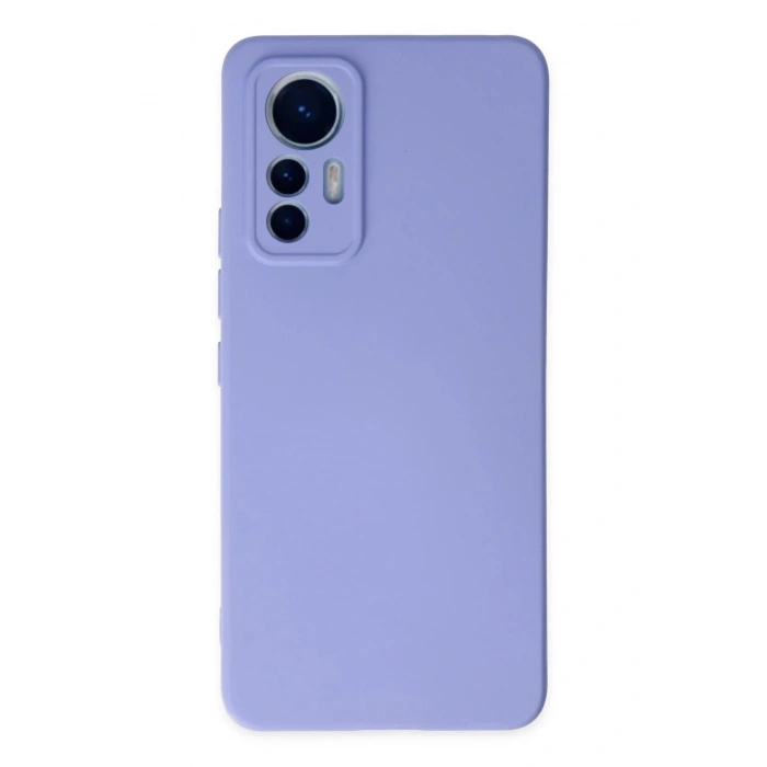 Durukar®   Mi 12 Lite Kılıf Nano içi Kadife Silikon - Lila