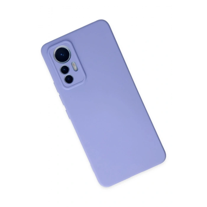 Durukar®   Mi 12 Lite Kılıf Nano içi Kadife Silikon - Lila