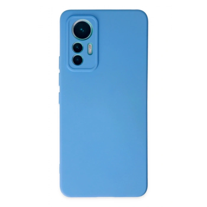 Durukar®   Mi 12 Lite Kılıf Nano içi Kadife Silikon - Mavi