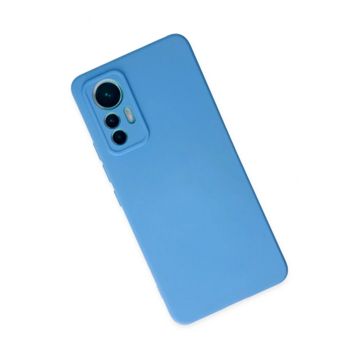 Durukar®   Mi 12 Lite Kılıf Nano içi Kadife Silikon - Mavi