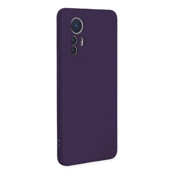 Durukar®   Mi 12 Lite Kılıf Nano içi Kadife Silikon - Mor