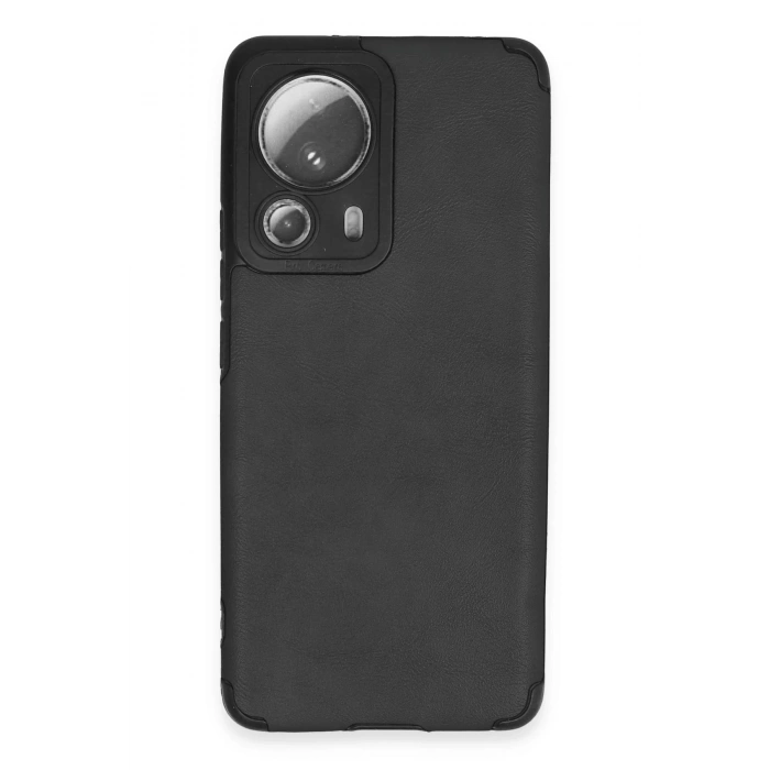 Durukar®   Mi 13 Lite Kılıf Loop Deri Silikon - Siyah