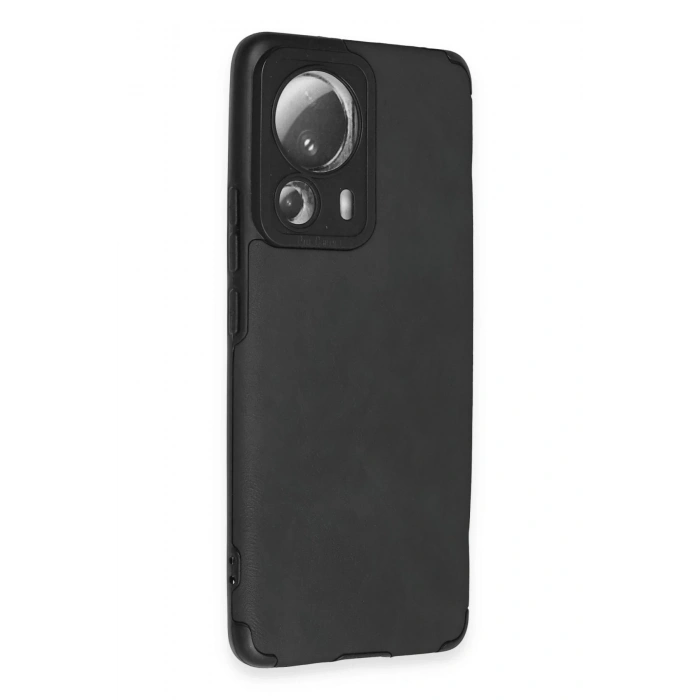 Durukar®   Mi 13 Lite Kılıf Loop Deri Silikon - Siyah