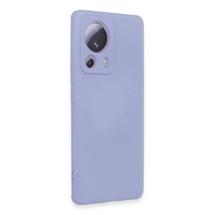 Durukar®   Mi 13 Lite Kılıf Nano içi Kadife Silikon - Lila