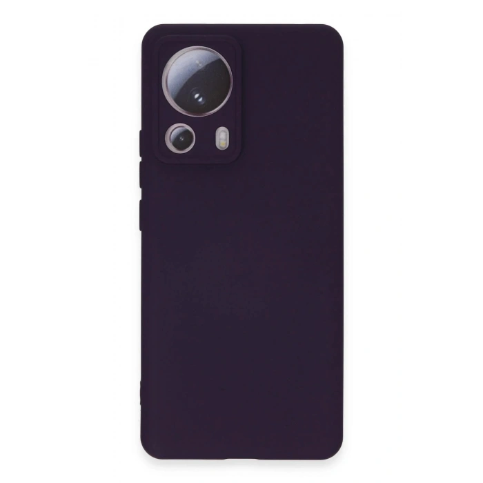 Durukar®   Mi 13 Lite Kılıf Nano içi Kadife Silikon - Mor