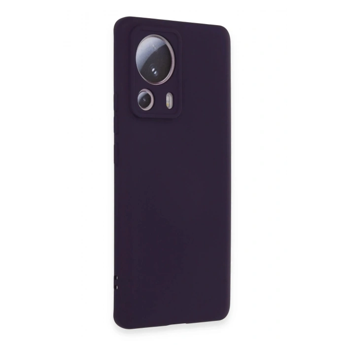 Durukar®   Mi 13 Lite Kılıf Nano içi Kadife Silikon - Mor