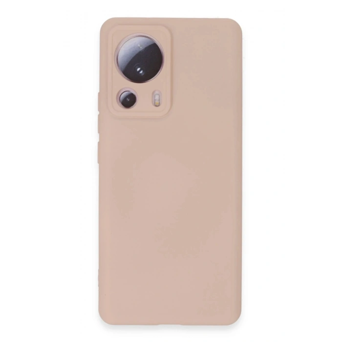 Durukar®   Mi 13 Lite Kılıf Nano içi Kadife Silikon - Pudra