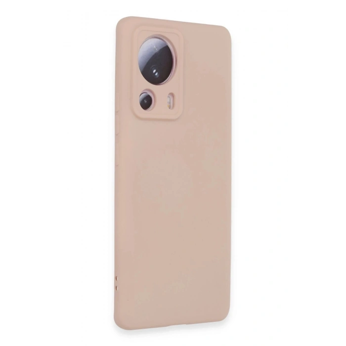Durukar®   Mi 13 Lite Kılıf Nano içi Kadife Silikon - Pudra