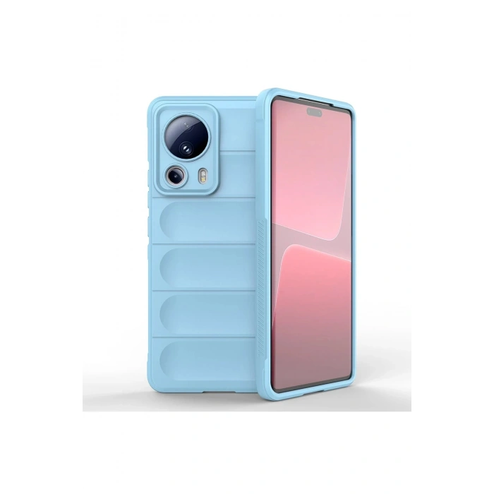 Durukar®   Mi 13 Lite Kılıf Optimum Silikon - Sky Blue