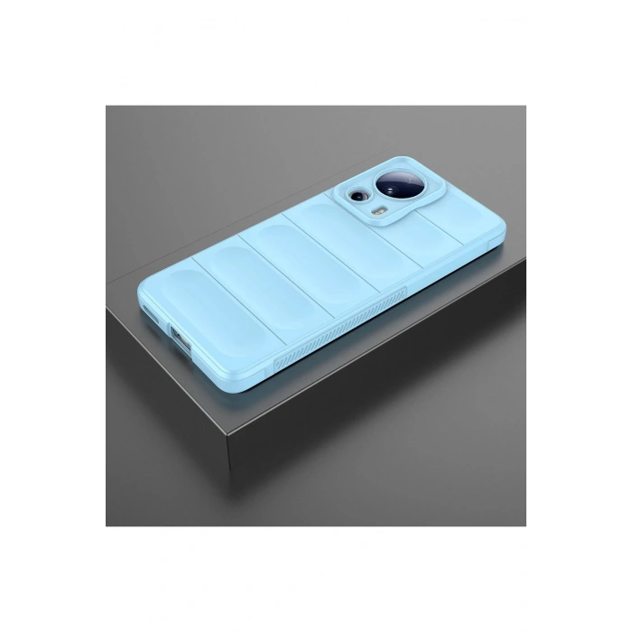 Durukar®   Mi 13 Lite Kılıf Optimum Silikon - Sky Blue