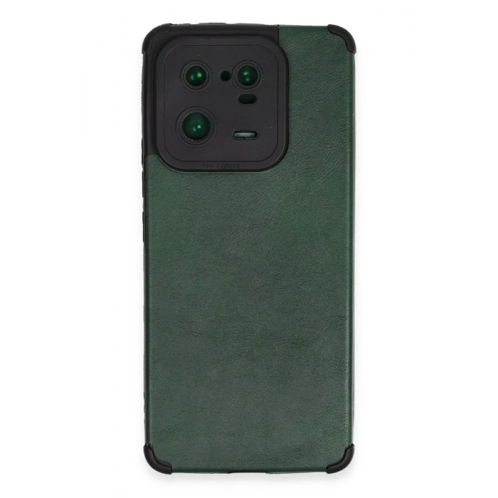 Durukar®   Mi 13 Pro Kılıf Loop Deri Silikon - Yeşil