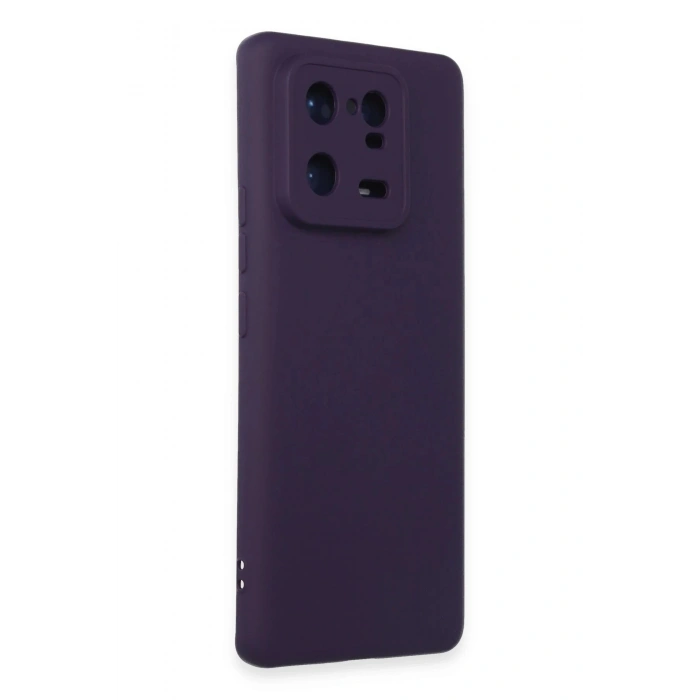 Durukar®   Mi 13 Pro Kılıf Nano içi Kadife Silikon - Mor