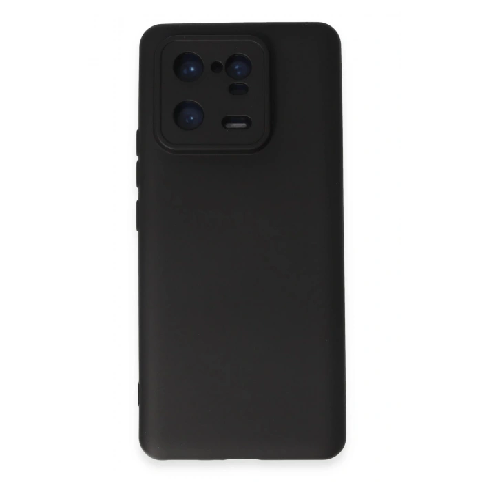 Durukar®   Mi 13 Pro Kılıf Nano içi Kadife Silikon - Siyah