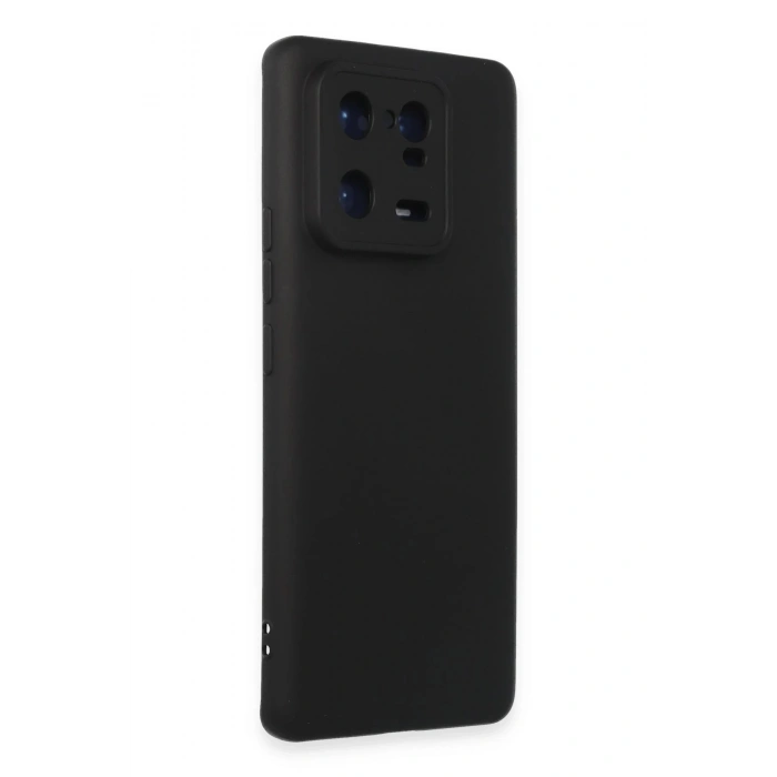 Durukar®   Mi 13 Pro Kılıf Nano içi Kadife Silikon - Siyah
