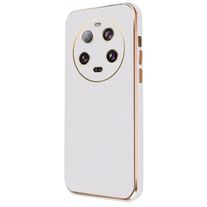 Durukar®   Mi 14 Ultra Kılıf Volet Silikon - Beyaz