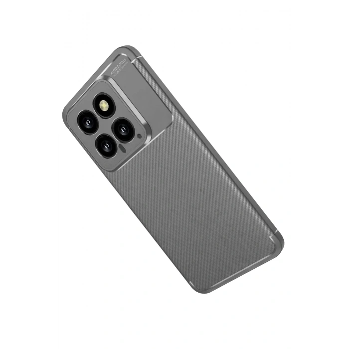 Durukar®   Mi 14T Kılıf Auto Focus Karbon Kapak - Gri
