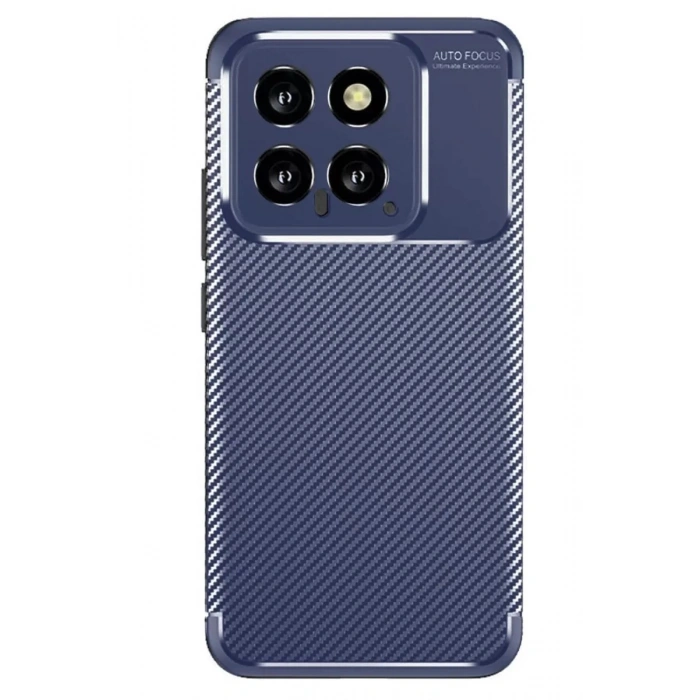 Durukar®   Mi 14T Kılıf Auto Focus Karbon Kapak - Lacivert