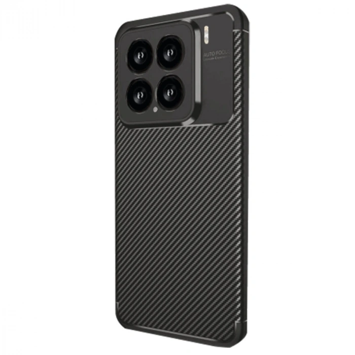 Durukar®   Mi 15 Kılıf Auto Focus Karbon Kapak - Siyah