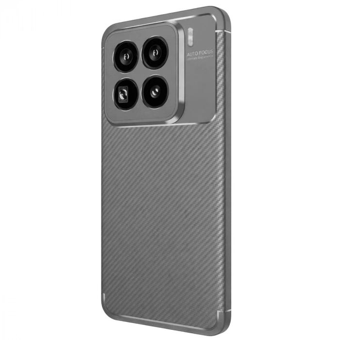 Durukar®   Mi 15 Pro Kılıf Auto Focus Karbon Kapak - Gri