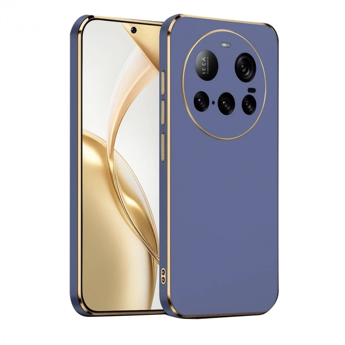 Durukar®   Mi 15 Ultra Kılıf Volet Silikon - Mavi