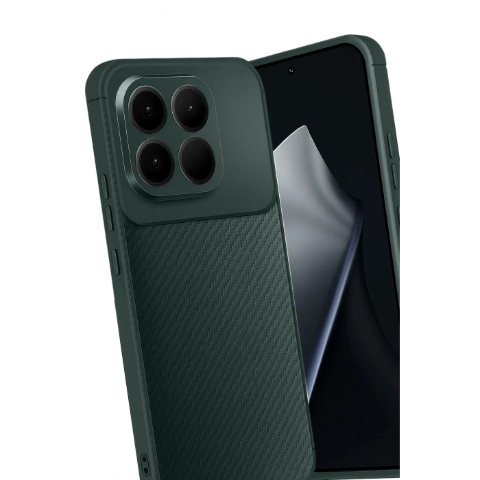 Durukar®   Mi 15T Auto Focus Karbon Kapak - Koyu Yeşil