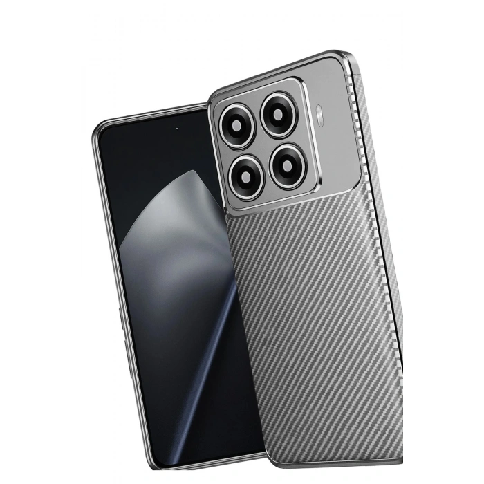 Durukar®   Mi 15T Pro Auto Focus Karbon Kapak - Gri