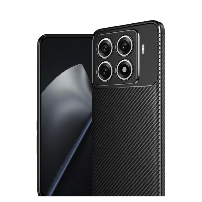 Durukar®   Mi 15T Pro Auto Focus Karbon Kapak - Siyah