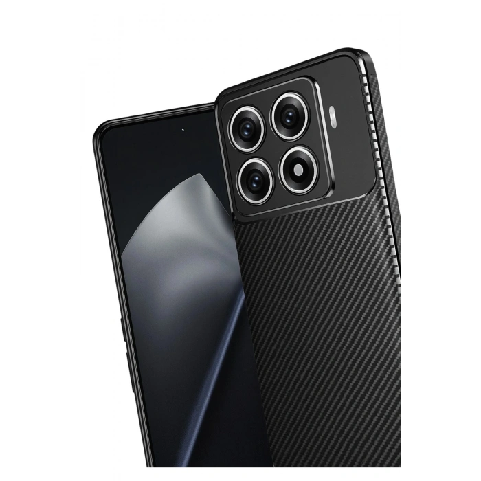 Durukar®   Mi 15T Pro Auto Focus Karbon Kapak - Siyah