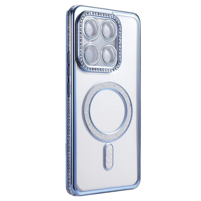 Durukar®   Mi 15T Pro Joke Simli Magneticsafe Kılıf - Mavi