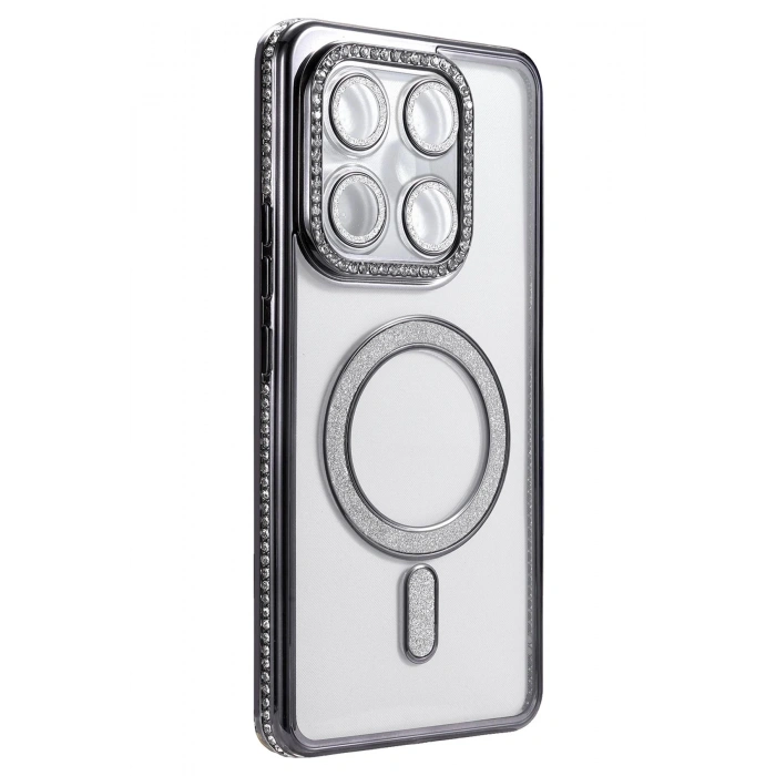 Durukar®   Mi 15T Pro Joke Simli Magneticsafe Kılıf - Siyah