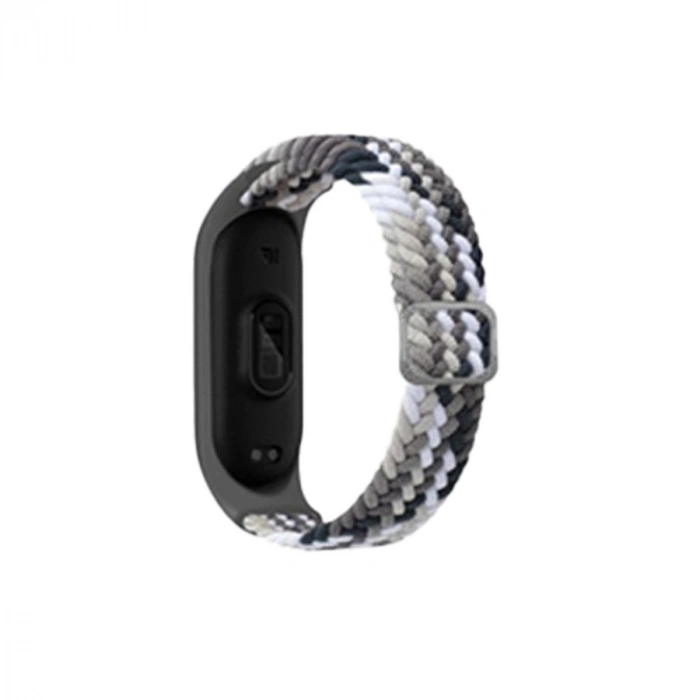 Durukar®   Mi Band 4 Star Kordon - Gri-Siyah