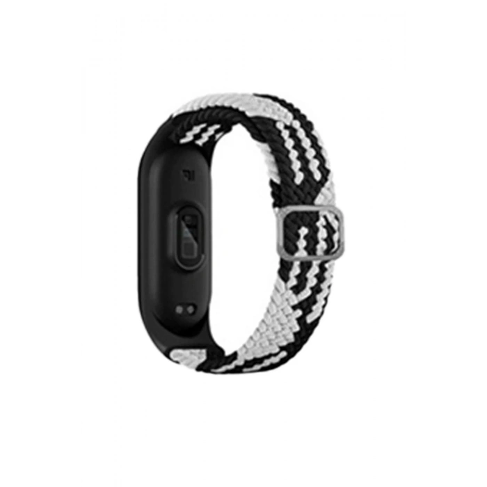 Durukar®   Mi Band 4 Star Kordon - Siyah-Beyaz