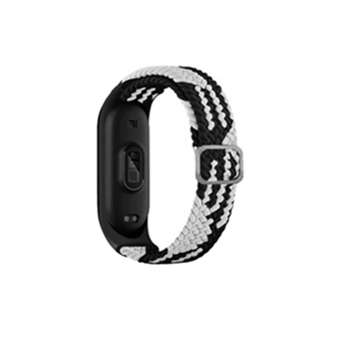 Durukar®   Mi Band 4 Star Kordon - Siyah-Beyaz